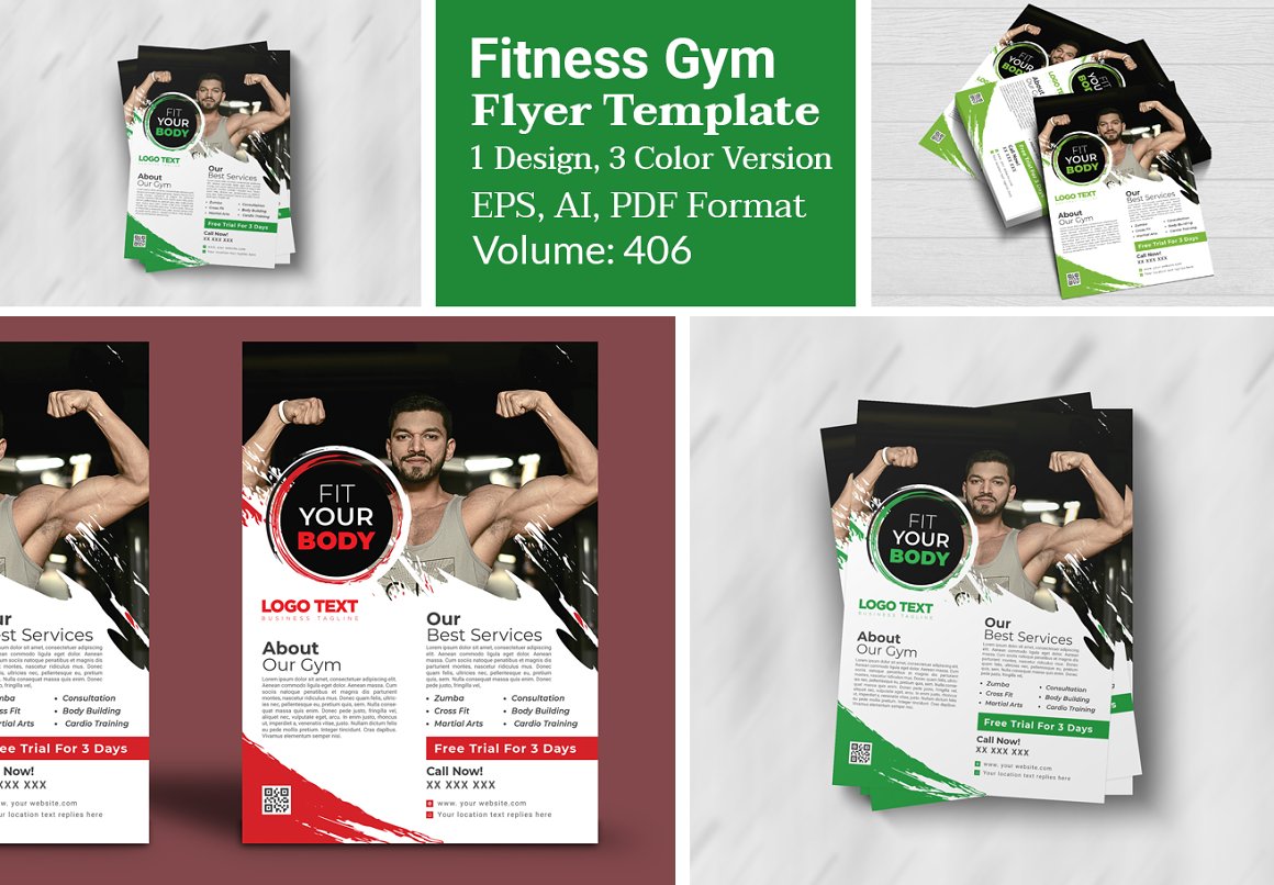flyer templates cover 406 788