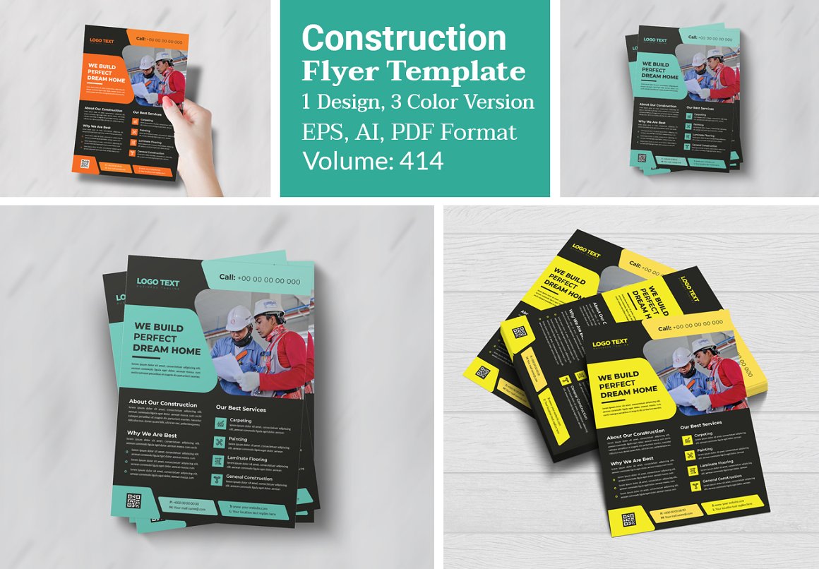 flyer templates cover 414 700