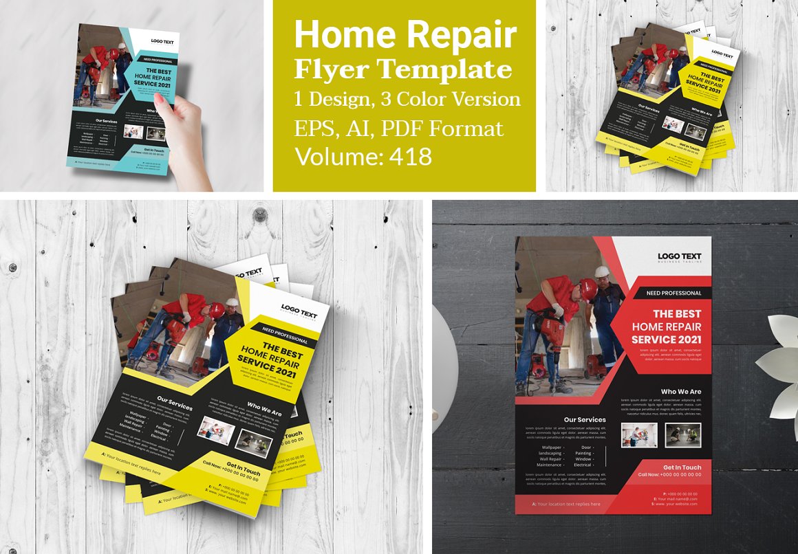 flyer templates cover 418 881