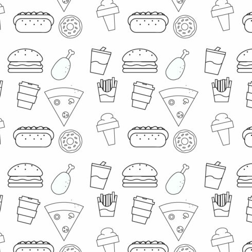Food Pattern Illustration cover image.