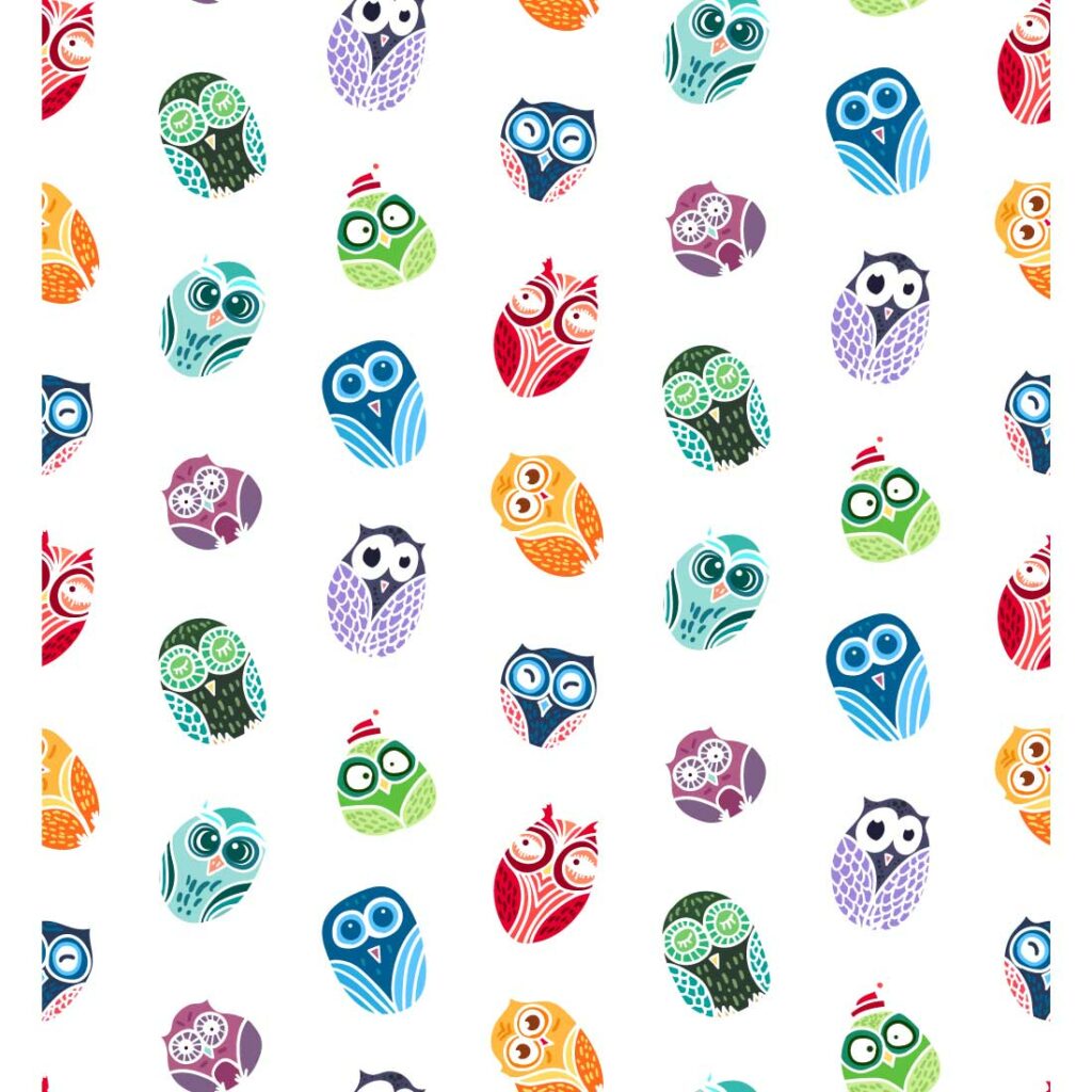 Funne Patterns Funny Owls Patterns - MasterBundles