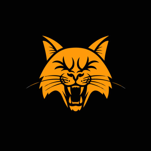 Head of cat Logo cover image.