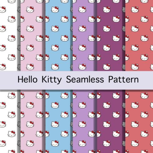 Hello Kitty Seamless Pattern cover image.