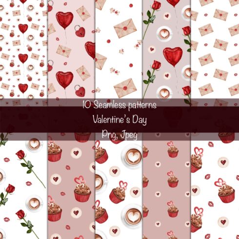Collection of Valentine's Day patterns cover image.