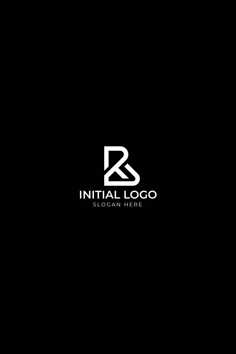 Minimal Innovative Initial AS logo and SA logo Letter pinterest preview image.