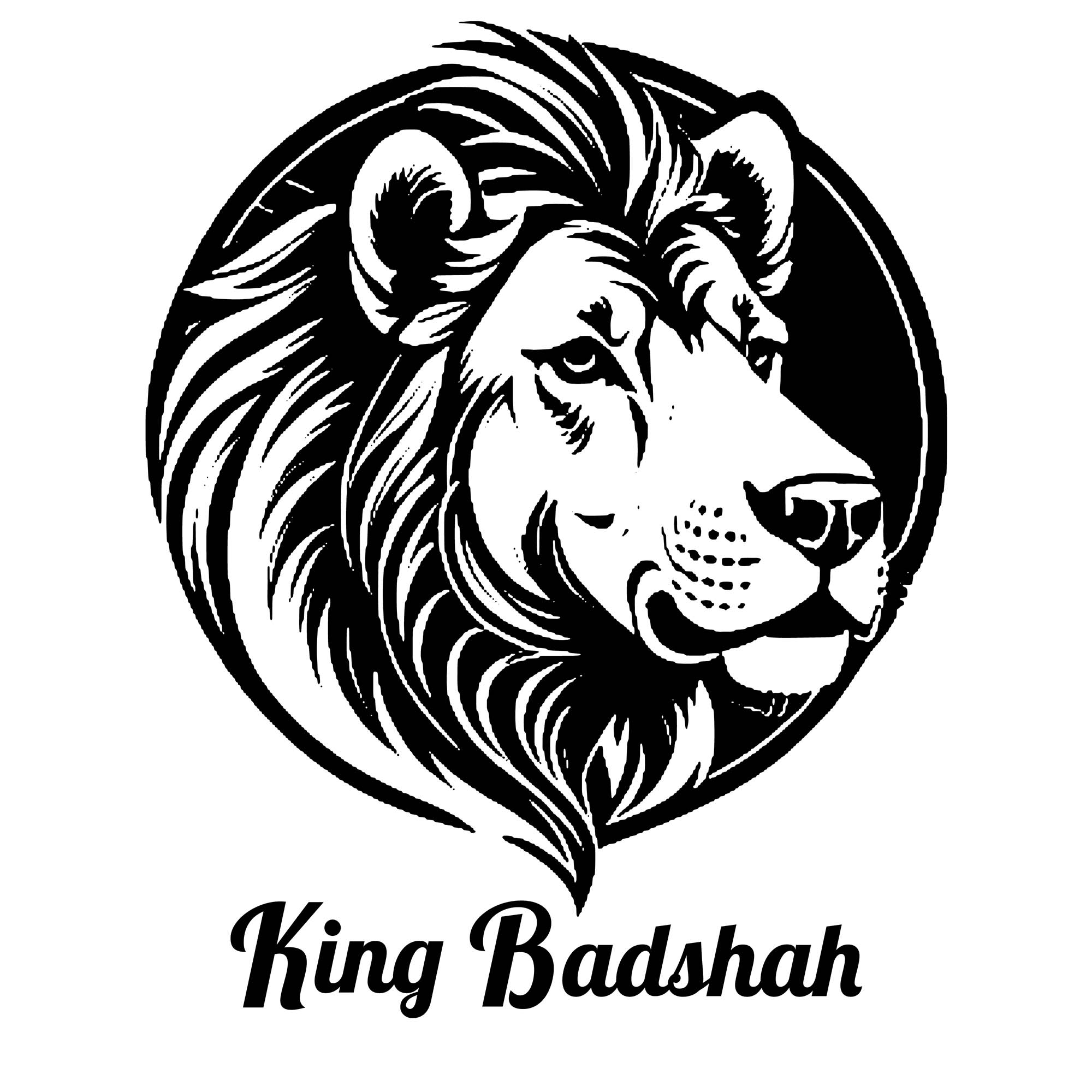 lion logo art vector king logo Adobe illustrator preview image.