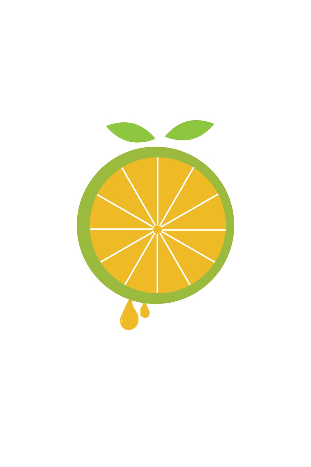 lemon vector minimalist logo pinterest preview image.