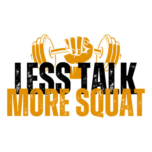 Less talk more squant tshirtdesign cover image.