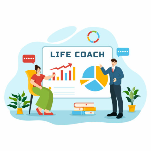 12 Life Coach Illustration cover image.