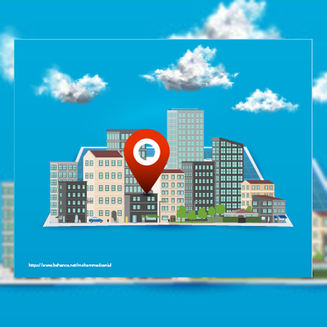 Social media Location banner preview image.