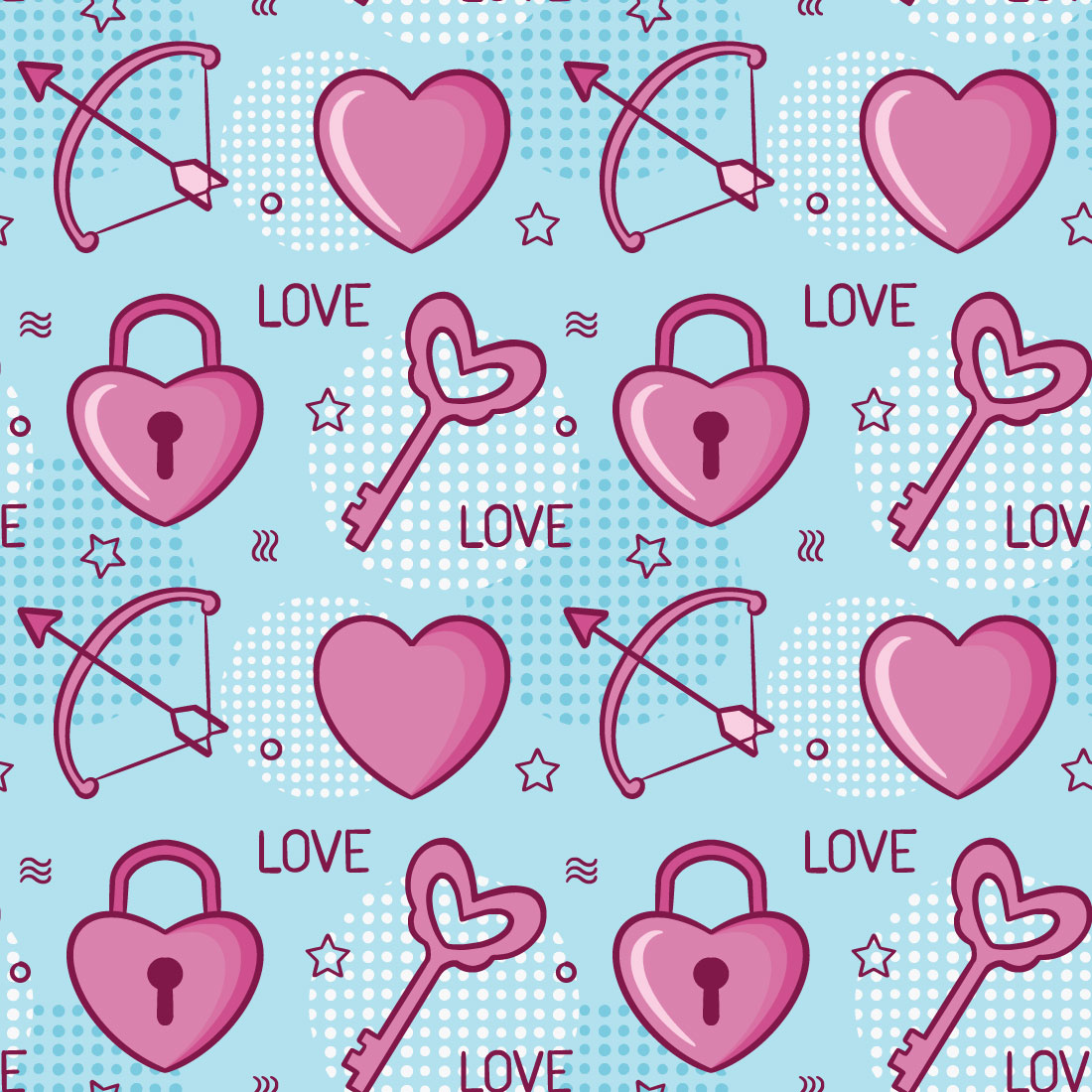 Love Seamless Pattern cover image.