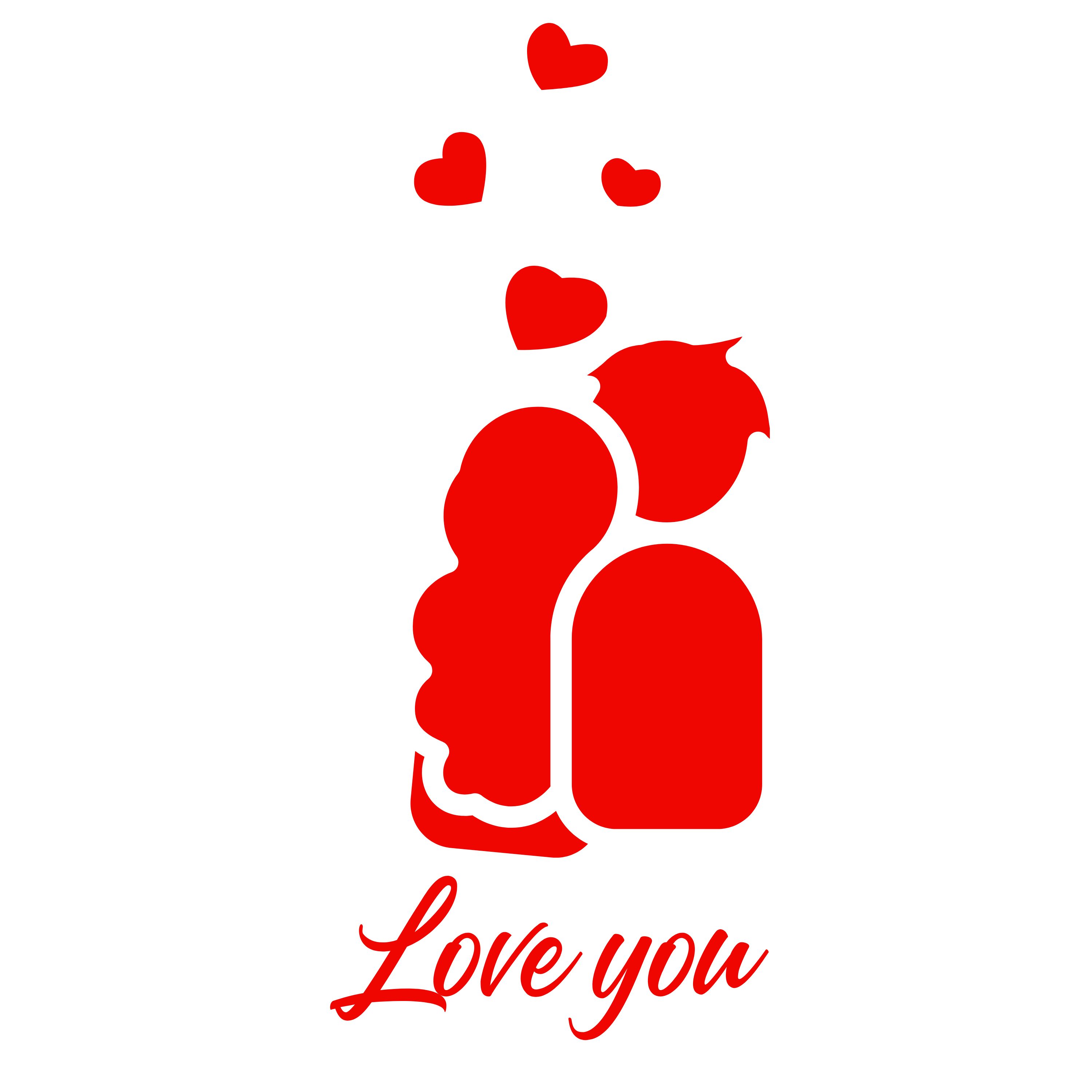 Love Couple People Heart Logo