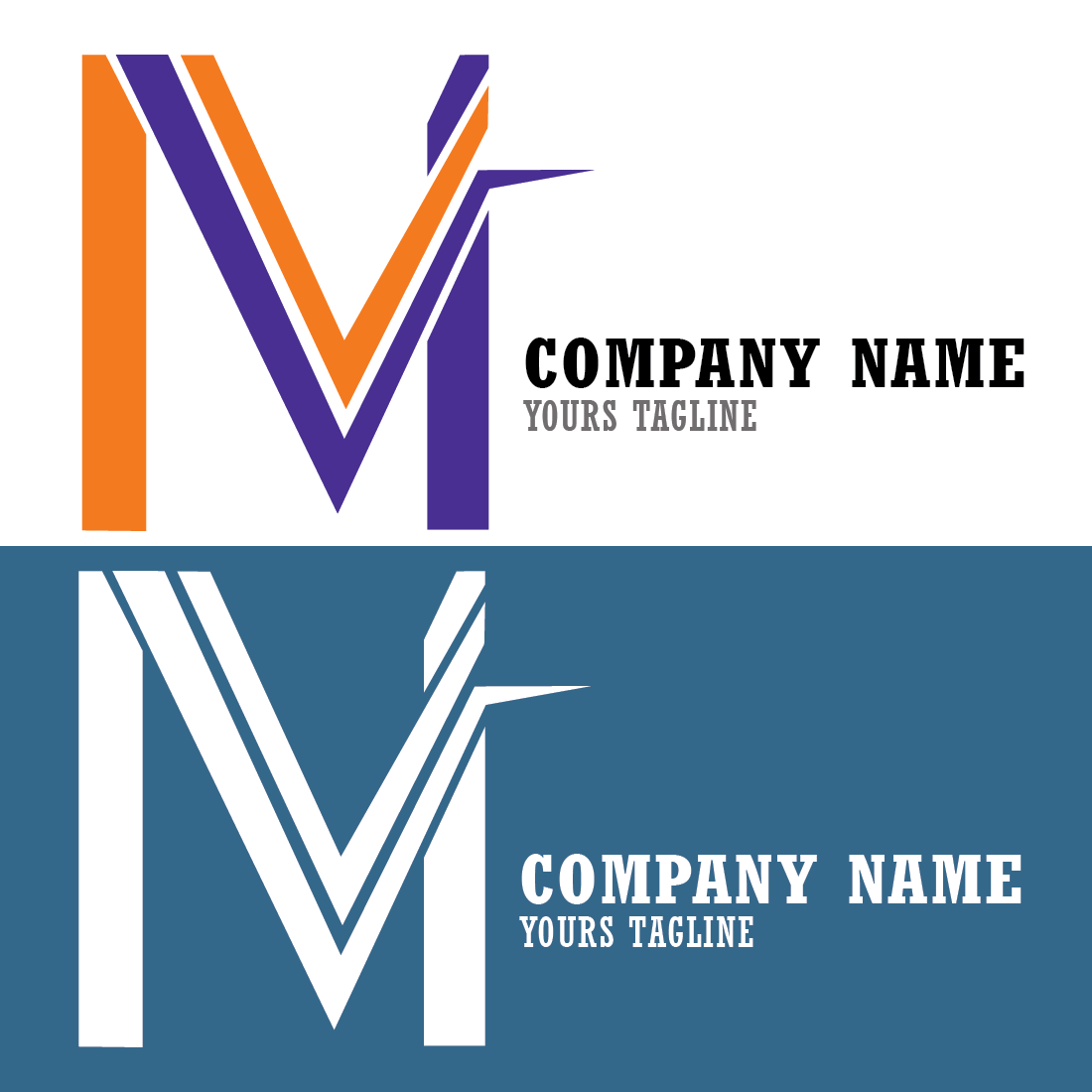 New And Unique M letter Brand Logo Design || Professional m letter Logo Design Template For Your Company preview image.