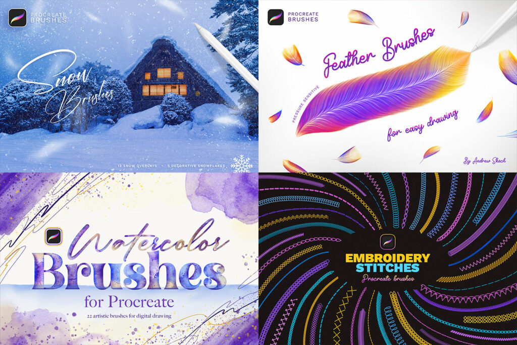 Procreate Brushes Bundle - MasterBundles