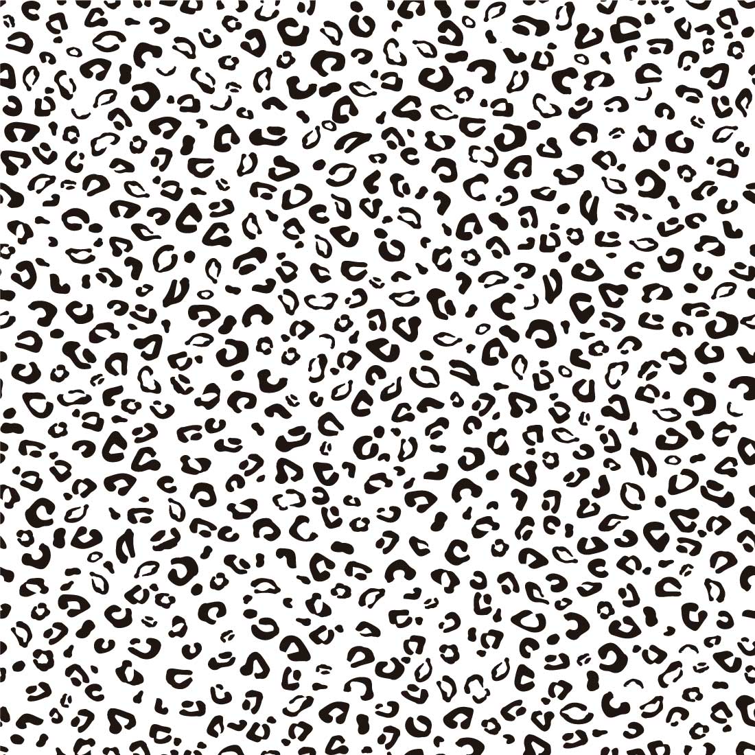 Leopard Hand Drawn Seamless Pattern Pro Vector preview image.