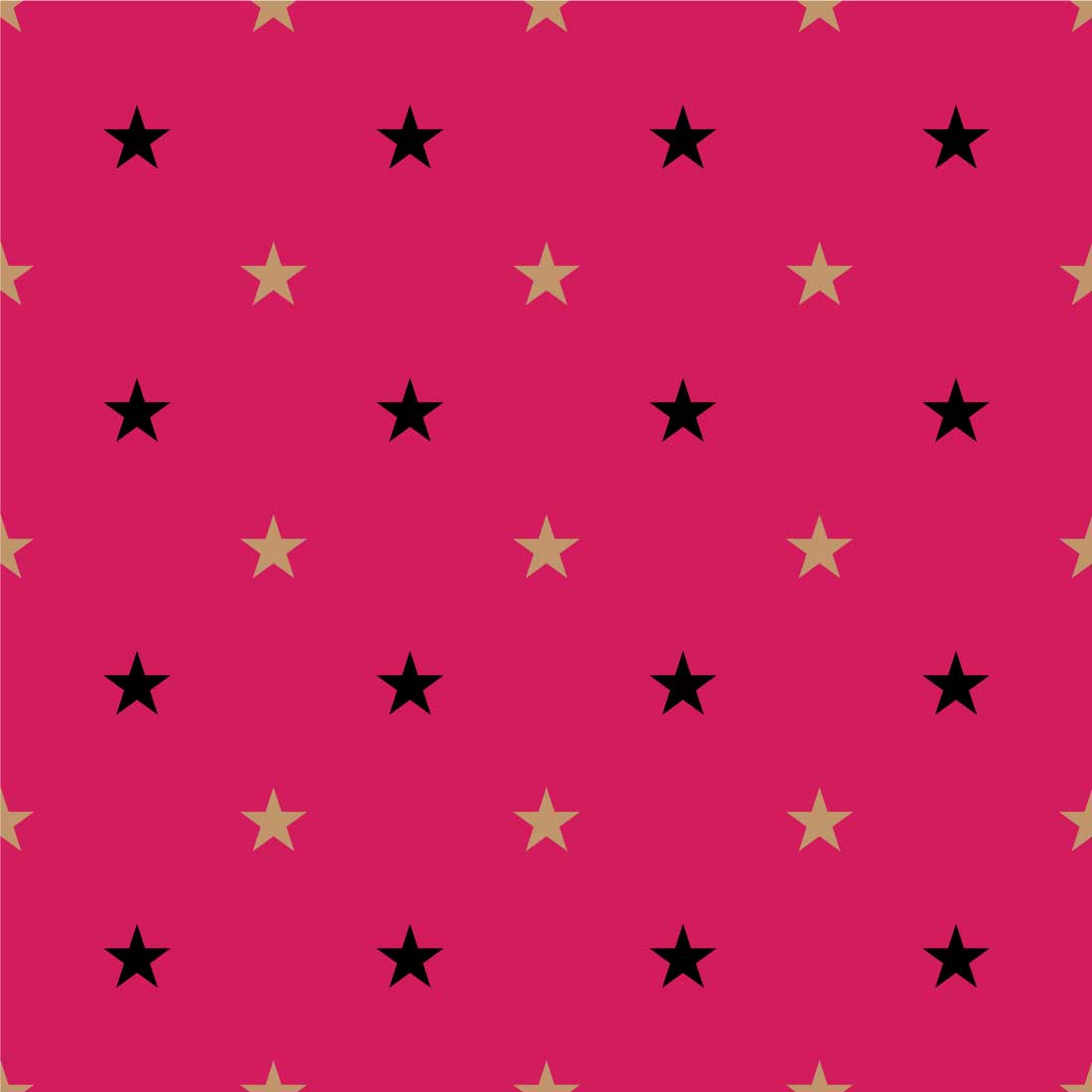 Star Hand Drawn Seamless Pattern Pro Vector preview image.