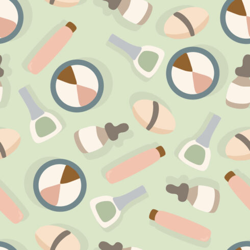 Make-up Seamless Pattern cover image.