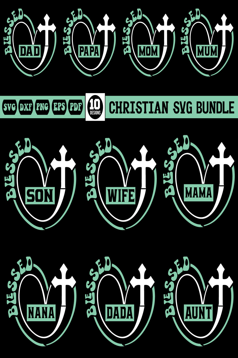 Christian Bundle pinterest preview image.