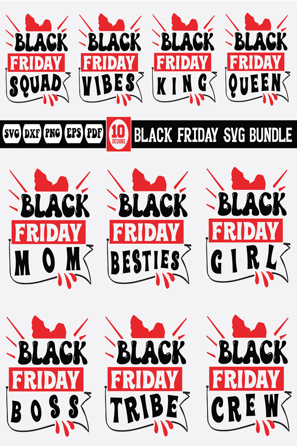 Black Friday Bundle pinterest preview image.