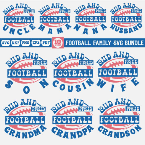 Football Family Bundle cover image.