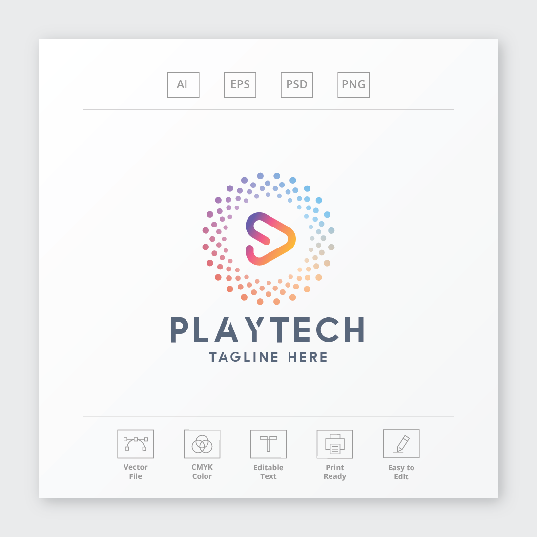 Media Play Tech Logo preview image.