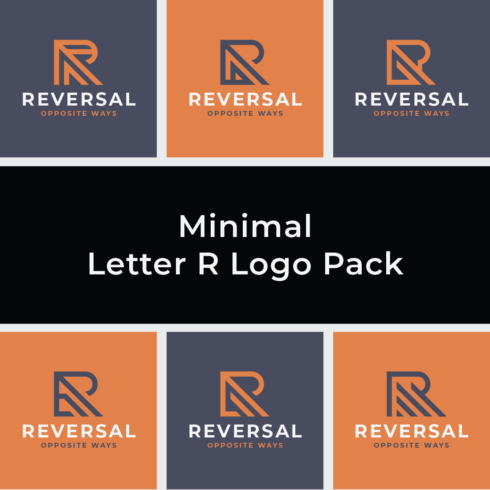 Minimal Letter R Logo Pack cover image.