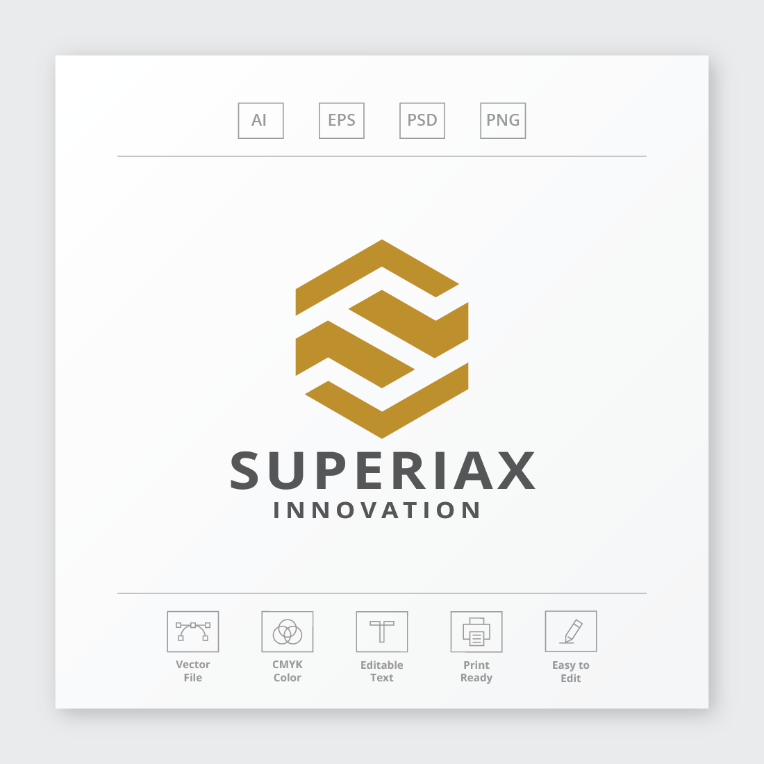 Superiax Letter S Logo preview image.