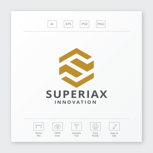 Superiax Letter S Logo cover image.