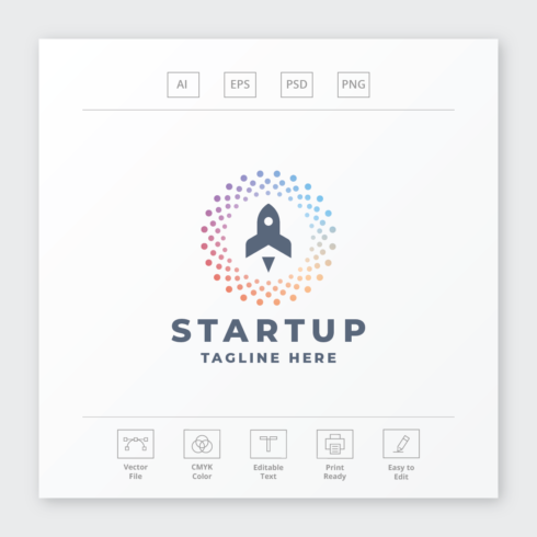 Startup Business Logo cover image.