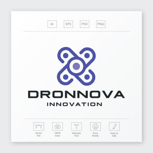 Drone Innovation Logo cover image.