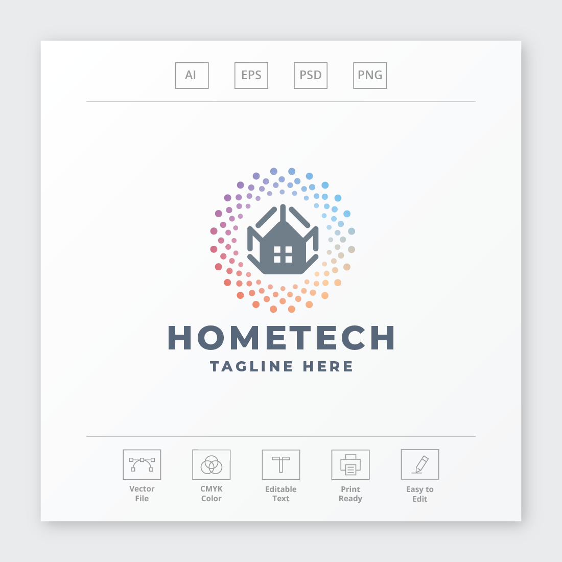 Home Tech Logo preview image.