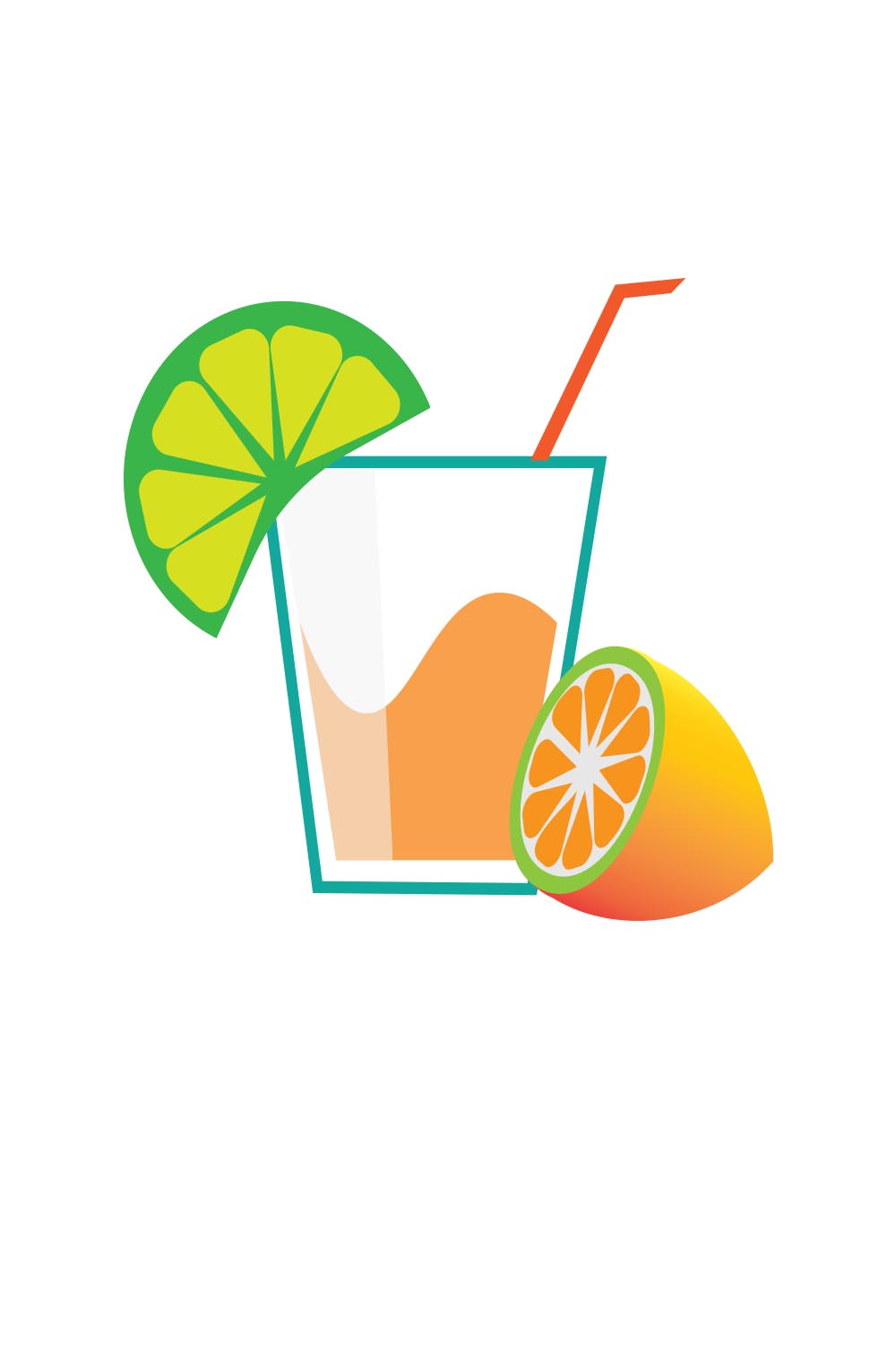 lemon juice logo pinterest preview image.