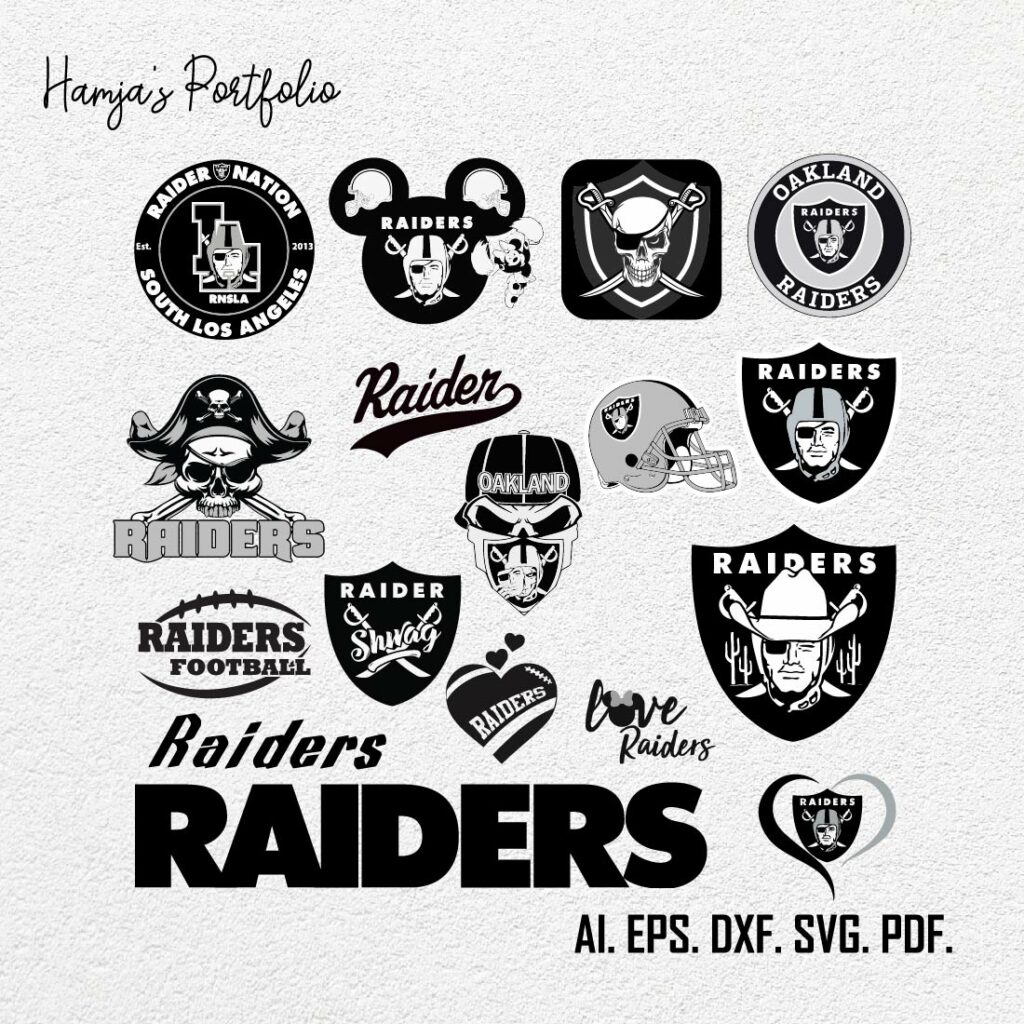 Las Vegas Raiders Vector Logo, Raiders Vector Logo, Oakland Raiders ...