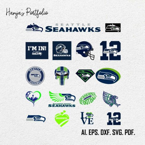 Seattle Seahawks Logo SVG cover image.
