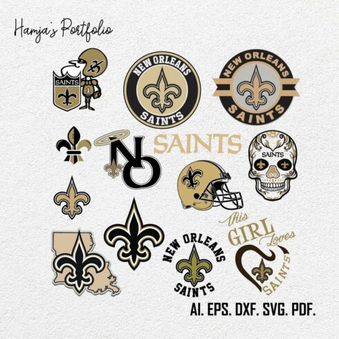 New Orleans Saints Logo SVG cover image.