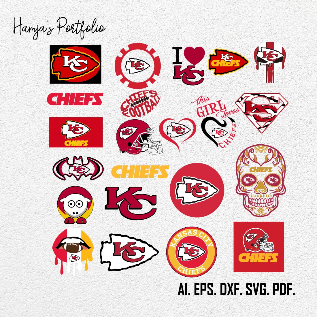 Kansas City Chiefs Vector logo svg cover image.