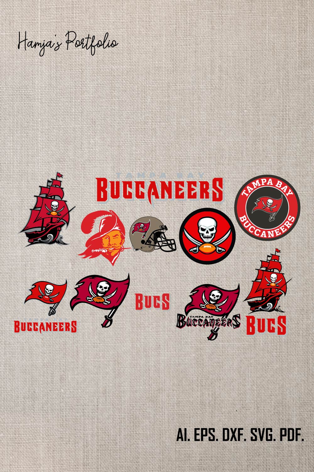 Tampa Bay Buccaneers Logo SVG, Buccaneers Logo PNG, Buccaneers Symbol, Buccaneers Emblem pinterest preview image.