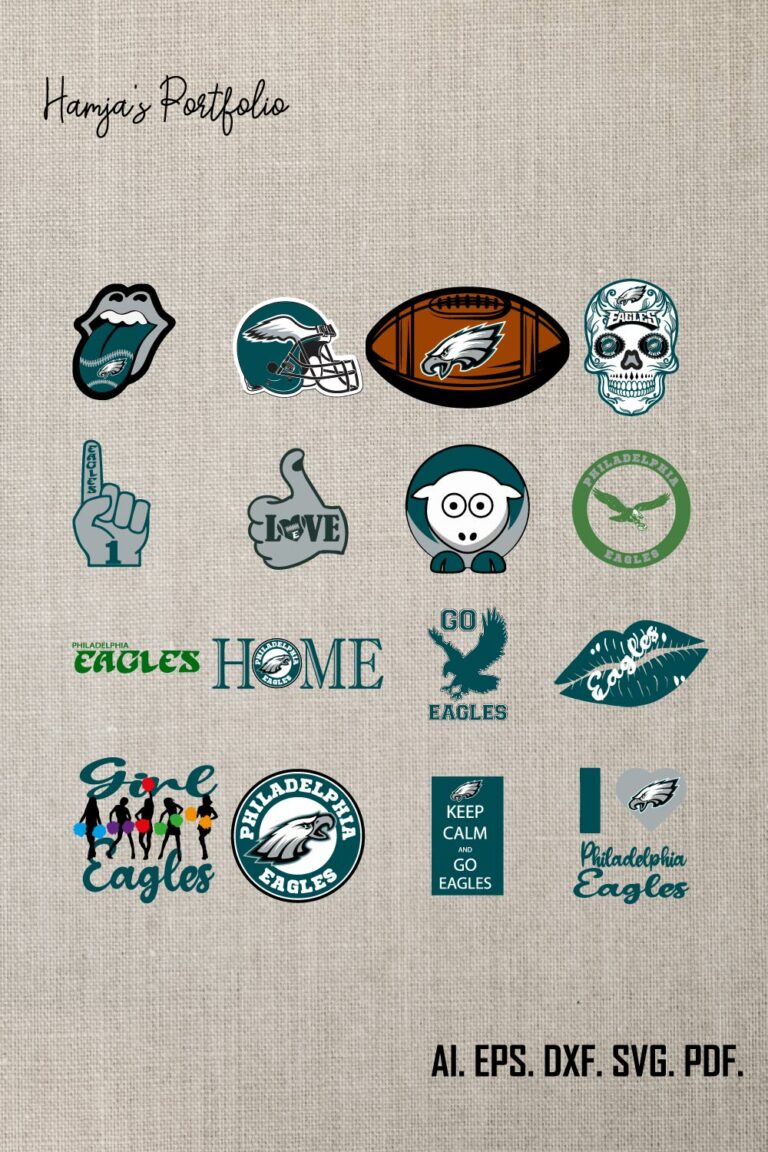 Philadelphia Eagles logo svg vector , bundle logo, NFL teams, Football ...