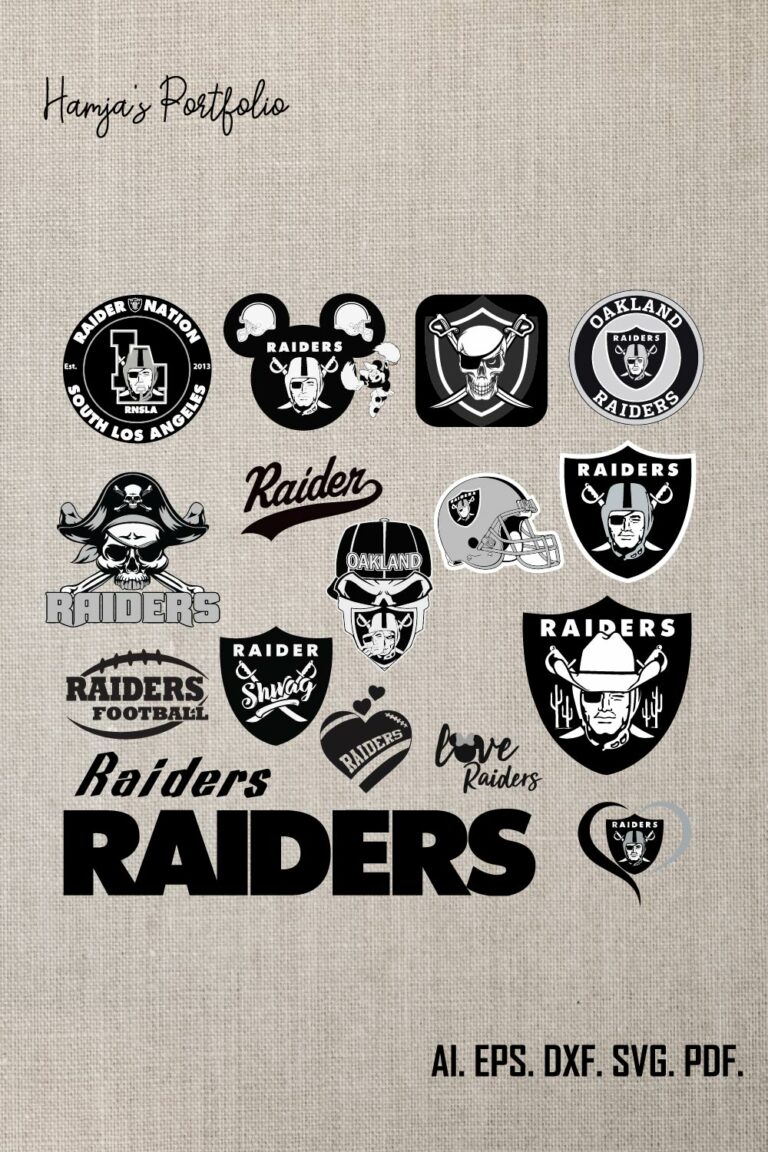 Las Vegas Raiders Vector Logo, Raiders Vector Logo, Oakland Raiders ...