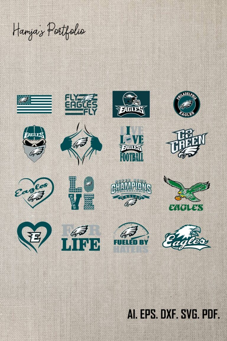 Philadelphia Eagles logo svg vector , bundle logo, NFL teams, Football ...