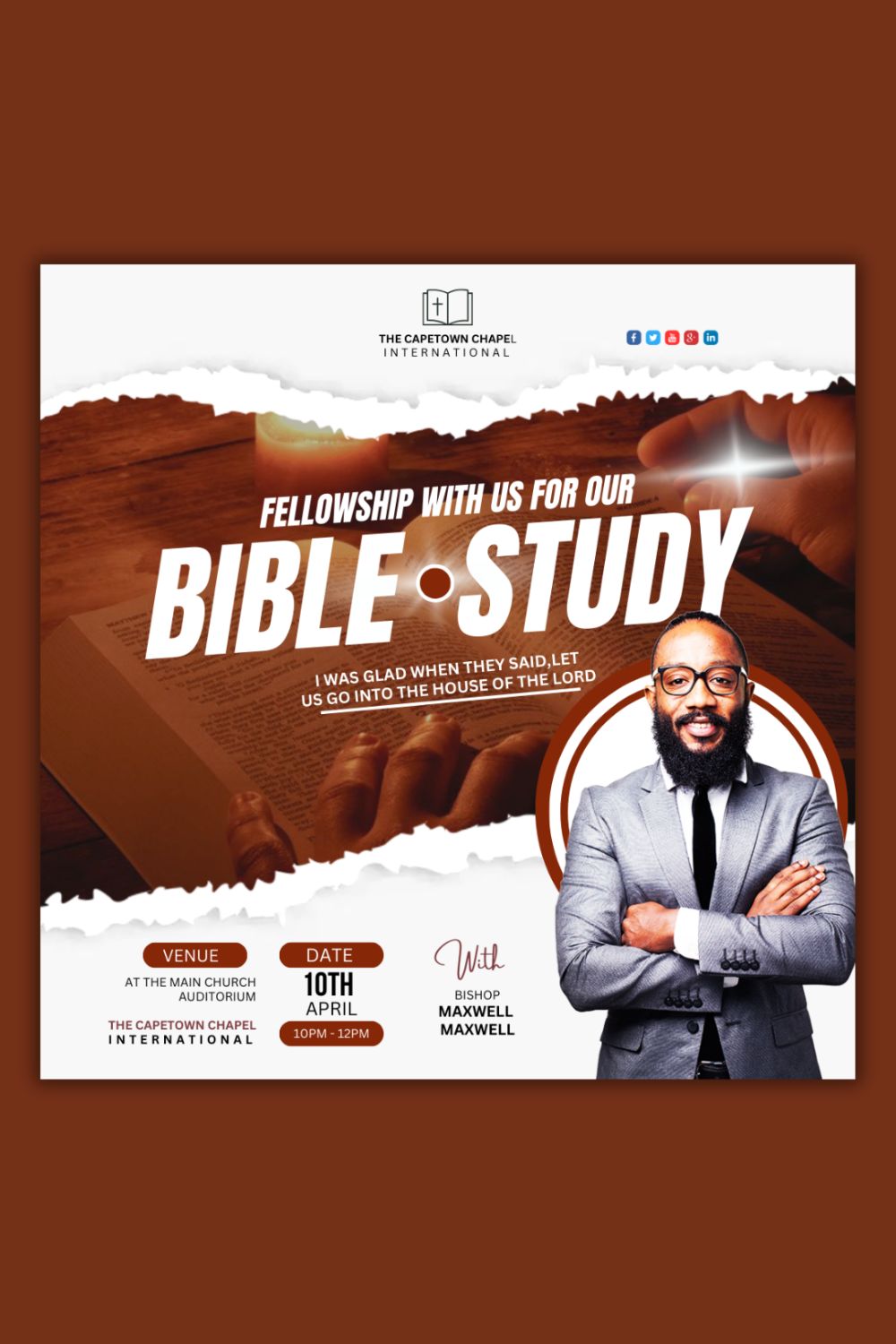 1 Instagram sized Canva Bibel Study Design Template Bundle – $4 pinterest preview image.