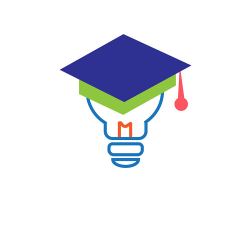 minimalist or flat education logo or college logo cover image.