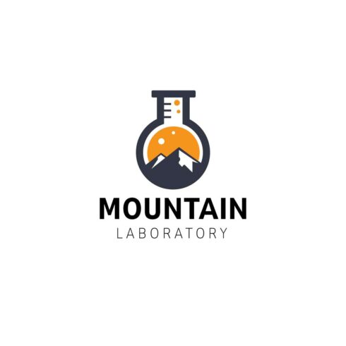 Lab with mountain logo design cover image.