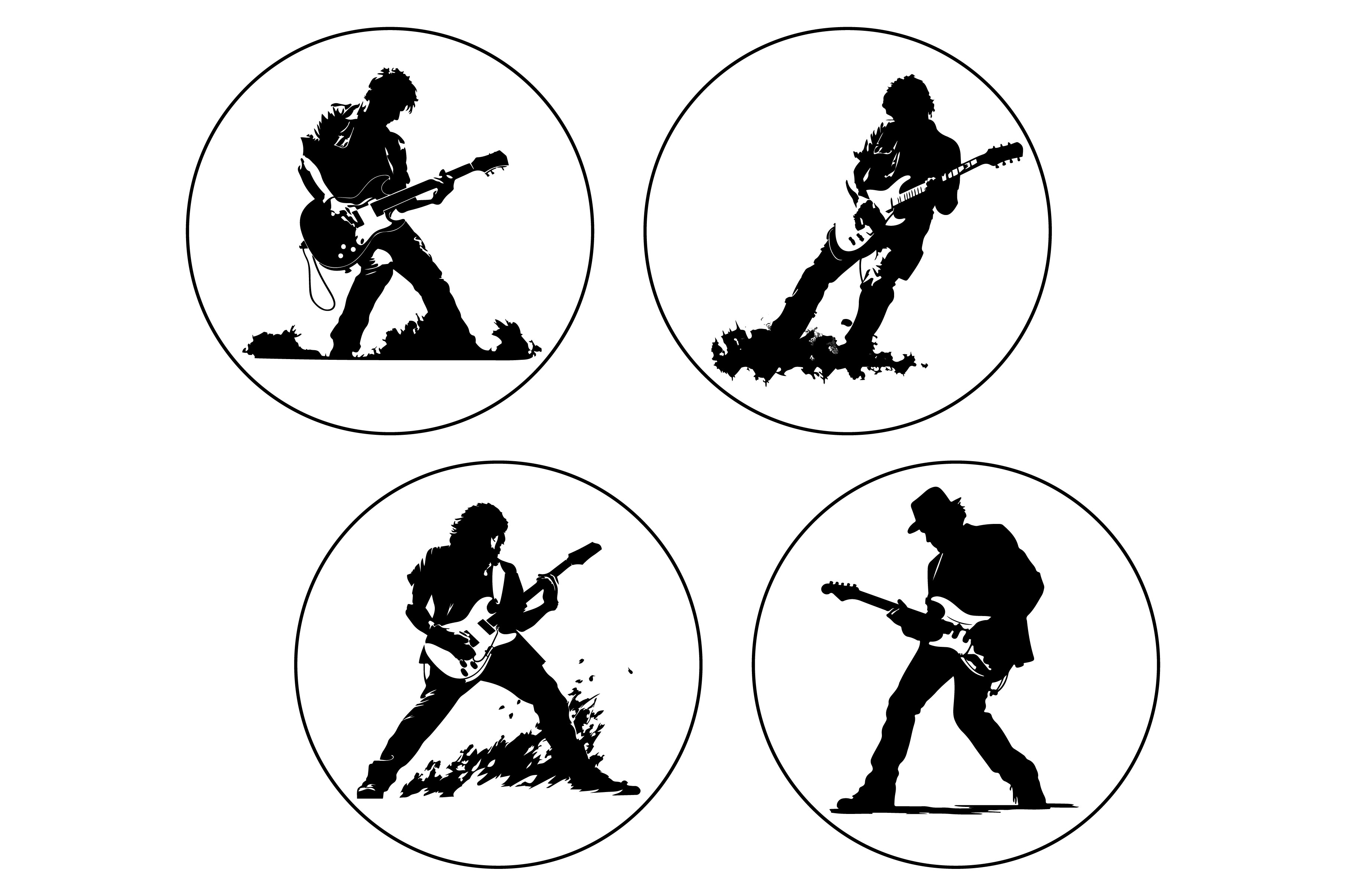 music silhouette vector graphic 1 743