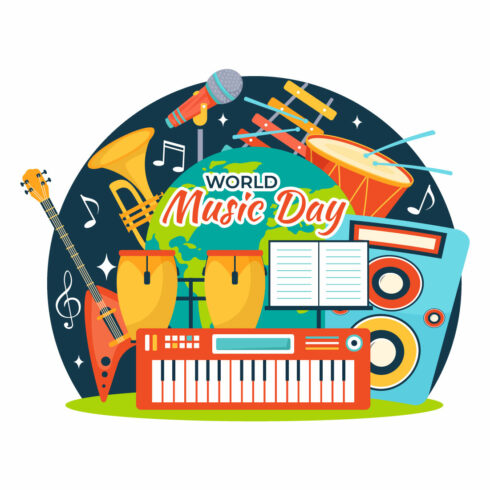 13 World Music Day Illustration cover image.