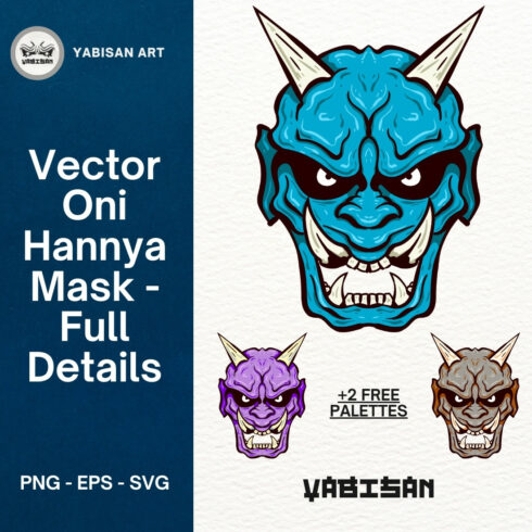 Oni Hannya Mask art 1 - Full Details cover image.