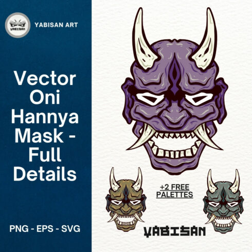 Oni Hannya Mask art 5 - Full Details cover image.