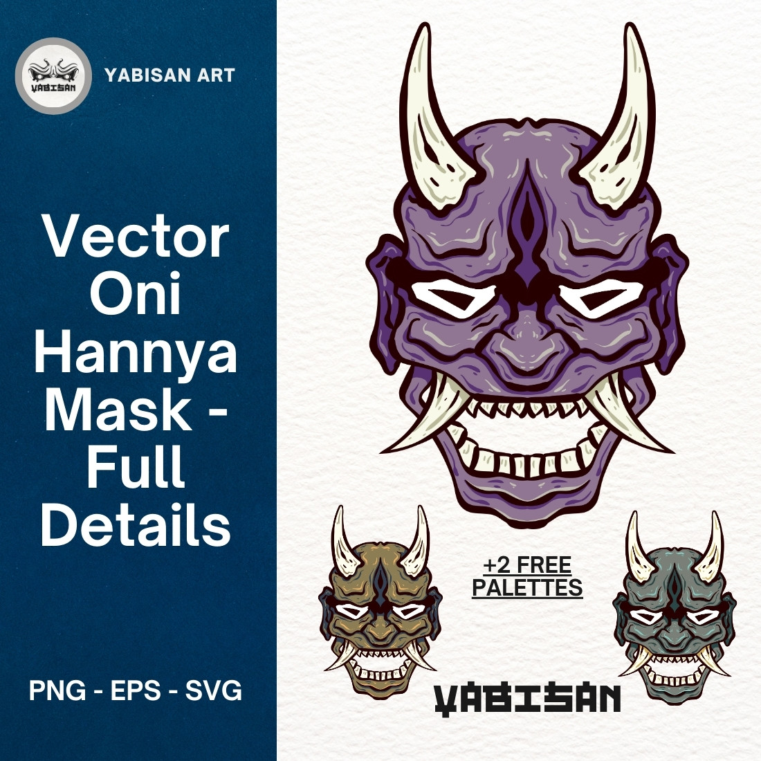 Oni Hannya Mask art 5 - Full Details preview image.