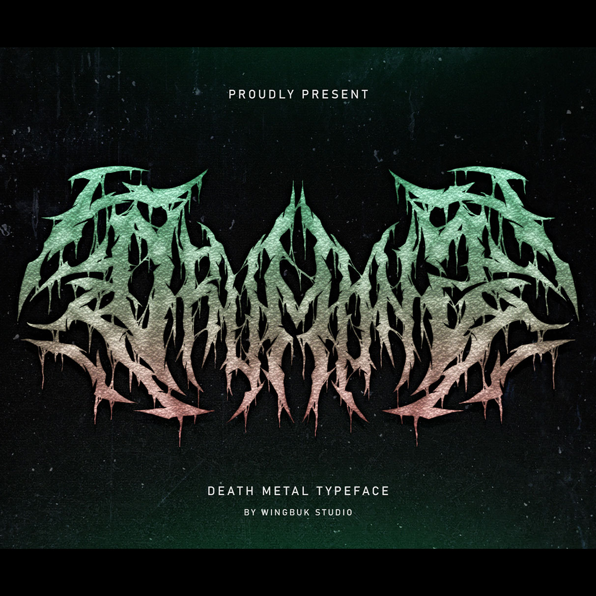 Drumonz | Death Metal Font cover image.