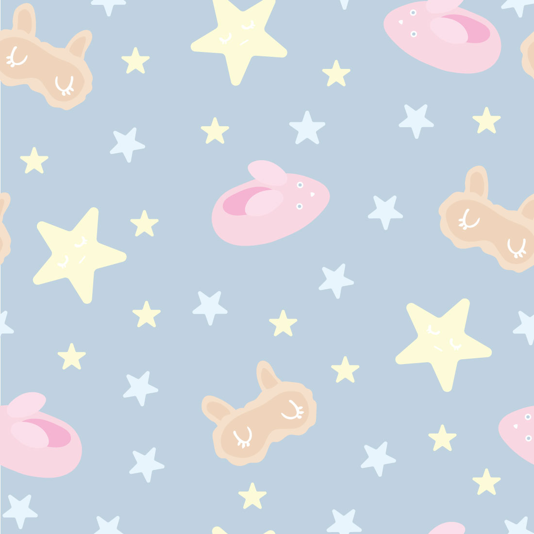 Pajamas Party Seamless Pattern preview image.